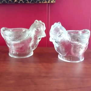 Glass chickens